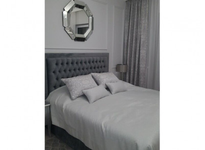 Chesterfield bed upholstered double hotel decor beds bedroom 140x200cm
